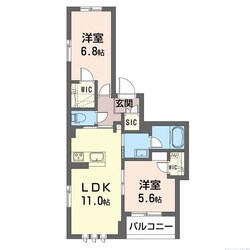 エクラージュ大船の物件間取画像